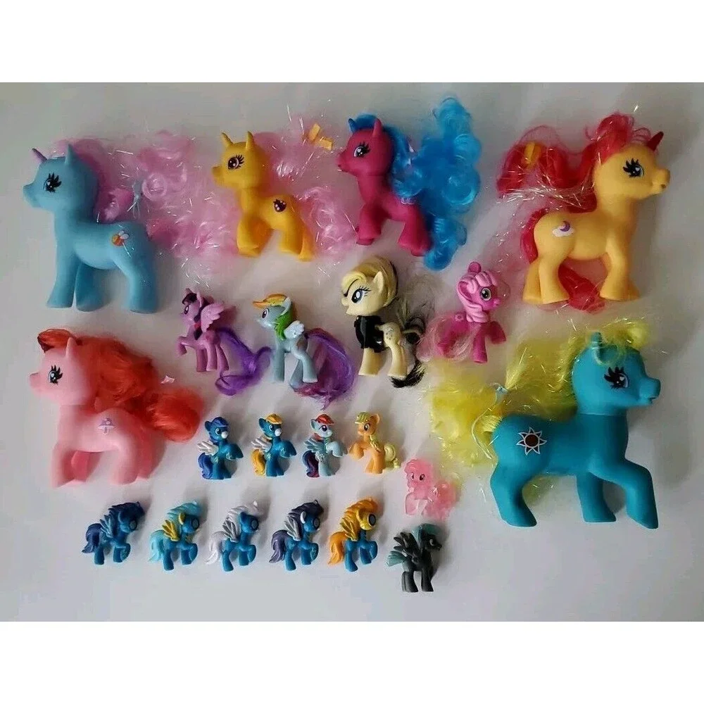 My Little Pony 21 Piece Mixed Toy Lot Variety Sizes Years Miniatures